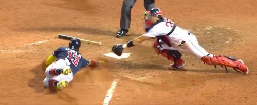 Ronald Acuna Jr. found an amazing way to avoid a tag at home plate and MLB fans loved it