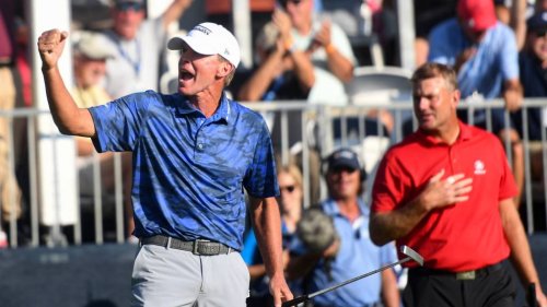 Steve Stricker broke one of Tiger Woods' records on Friday at the American Family Insurance Championship