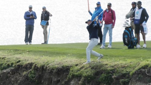 Jordan Spieth reflects on his death-defying shot at Pebble Beach a year ago — 'I think I saved a stroke' — as he seeks to end mini-slump
