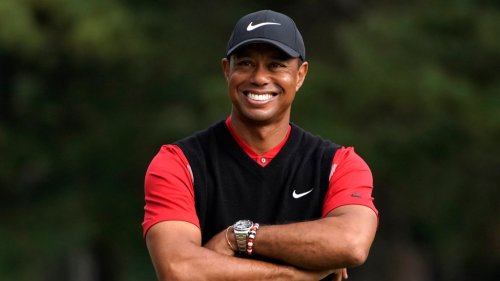 The world of golf celebrates as Tiger Woods is announced as the cover athlete of PGA Tour 2K23