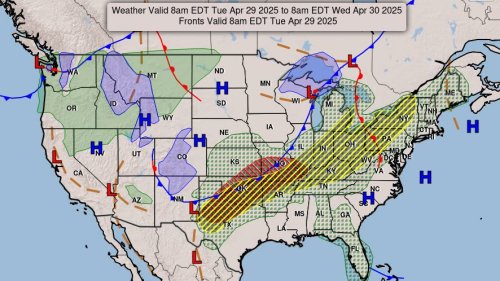 Severe thunderstorms threaten stretch of US from Texas to upstate New York