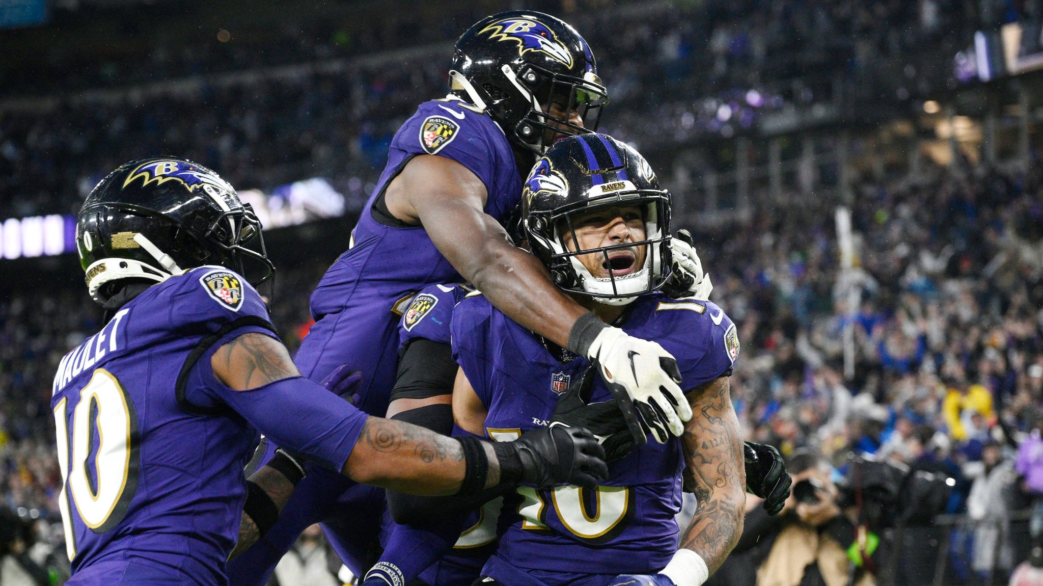 Tylan Wallace goes from little-used backup to game-winning hero with punt return TD for Ravens