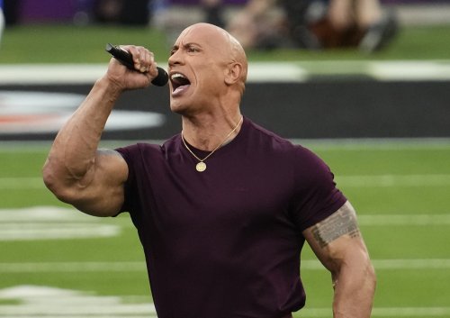 The Rock absolutely loved Travis Kelce’s trash-talking homage during AFC title celebration