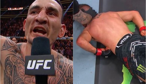 'Give him $600k': Social media to Max Holloway's insane knockout of Justin Gaethje to claim BMF title at UFC 300
