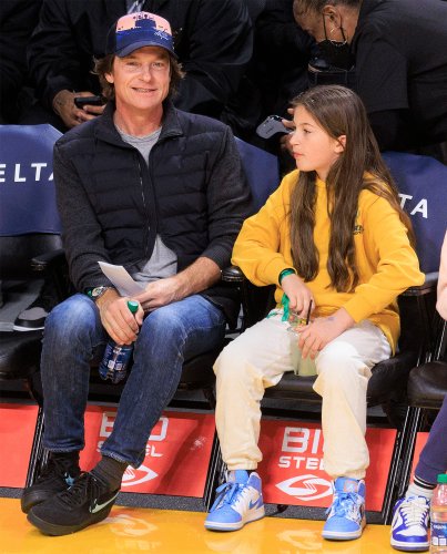 Jason Bateman Makes Rare Appearance With Daughter Maple as They Attend a Lakers Game: Photos