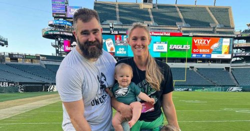 Jason Kelce’s Daughter Bennie Adorably Crashes ‘New Heights’ Podcast From Her Timeout