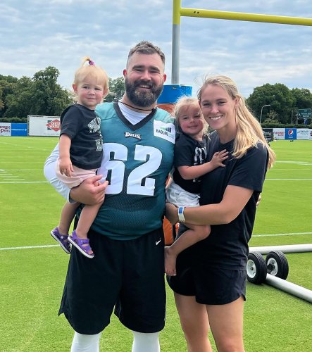 Philadelphia Eagles Center Jason Kelce and Wife Kylie McDevitt Welcome ...