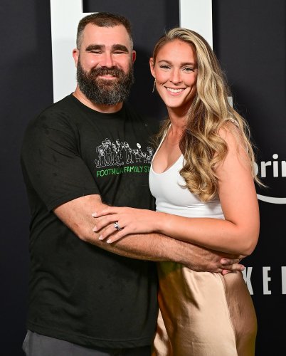 Jason Kelce and Wife Kylie Kelce Hang Out at Jersey Shore Bar