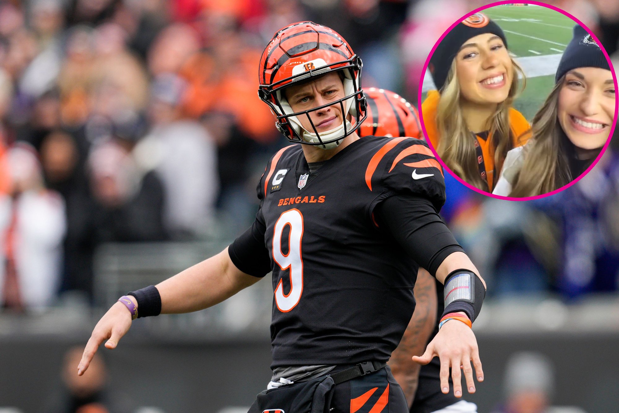 Joe Burrow's Girlfriend Olivia Holzmacher Supports Him in Super Bowl