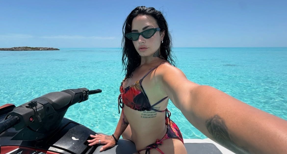 Demi Lovato Goes Jet-Skiing in a Thong Bikini After Flaunting Her Sandy Backside in the Bahamas