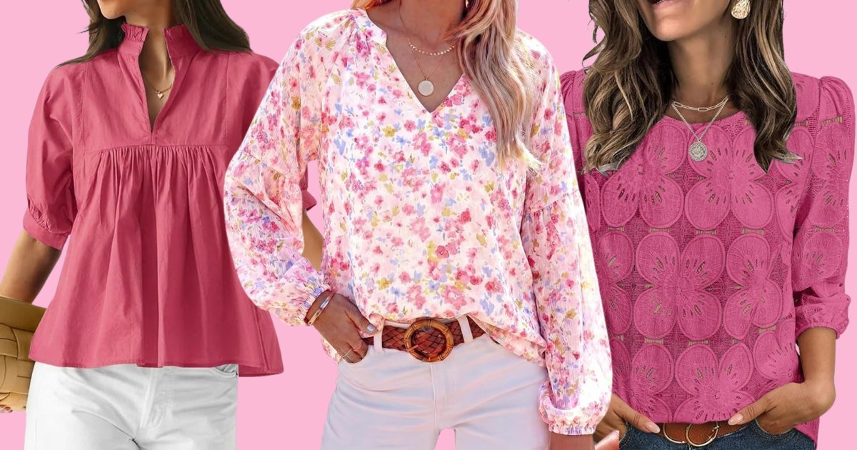 Goodbye, Bulge! These Pretty Summer Blouses Conceal the Upper Arms (and Tummy) — From $13