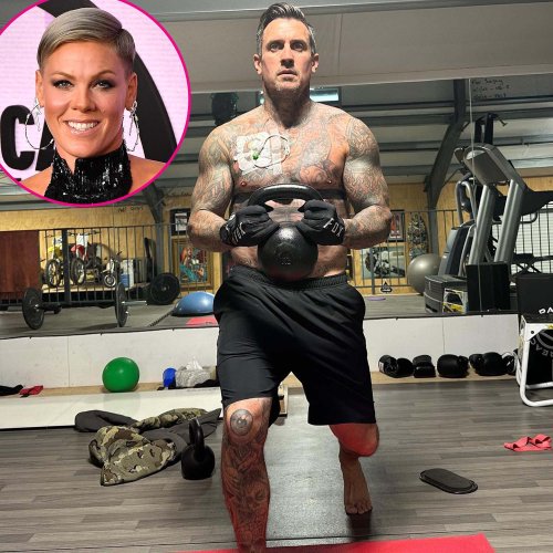 Pink’s Husband ​​​​Carey Hart Lifts Weights After Having Catheter Installed in His Chest: ‘No Excuses People’