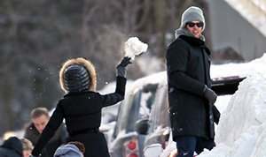 Gisele Bundchen, Tom Brady, Son Benjamin Have Snowball Fight: See the Adorable Picture