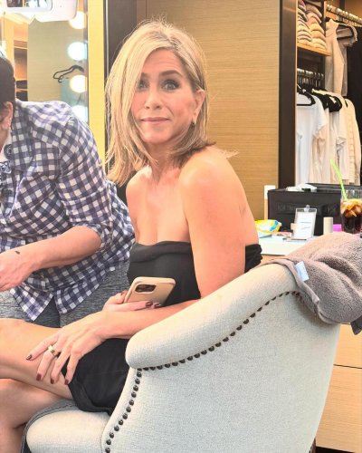 Jennifer Aniston Shares Glimpse Inside Her Enormous Closet — Including a Rack of Only White T-Shirts 