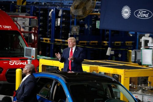 Trump Says He Always Had Autoworkers' Backs. Union Leaders Say His First-Term Record Shows Otherwise