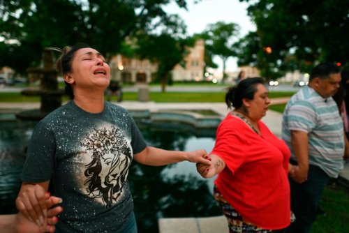 Photos: Grief and Mourning After Texas School Shooting