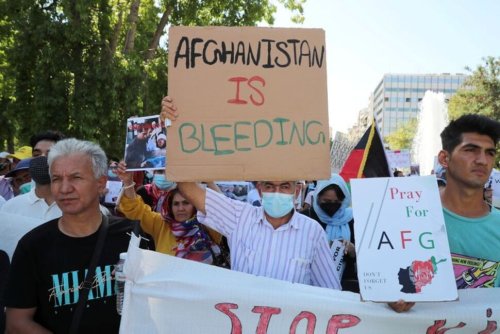 'We Want Peace From the World,' Afghans Protest in Athens