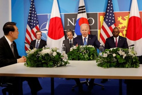 Leaders of U.S., South Korea and Japan Agree Closer Cooperation Over North Korea Threat