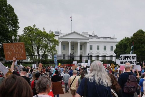 Thousands of Protesters Rally Against Trump Across US