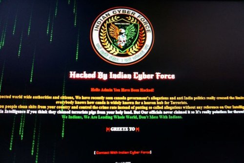 Digital Vandals Hit Canadian Websites Amid Tensions With India