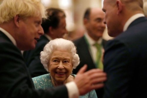 UK's Boris Johnson Salutes 'Rock' Queen Elizabeth Ahead of Platinum Jubilee