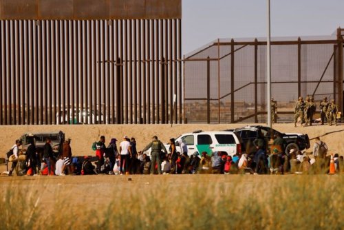 Over 1,000 Migrants, Angered by Asylum Policies, Rush to U.S.-Mexico Border