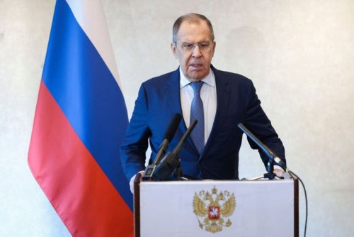 Russia's Lavrov Accuses West of 'Supporting Genocide' in Ukraine