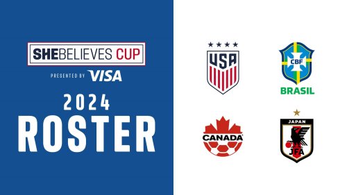 Kilgore Names 23-Player Roster For 2024 SheBelieves Cup, Presented by Visa