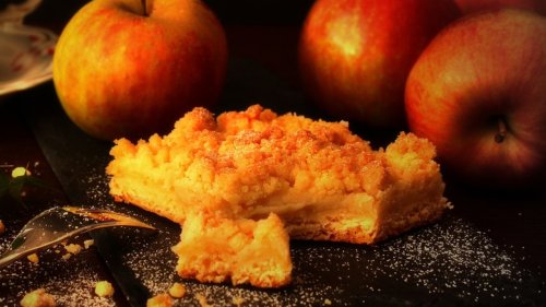 Apfel-Streuselkuchen vom Blech: Ein veganes Rezept