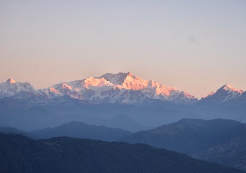 The Himalayas are visible from India for the first time in 30 years
