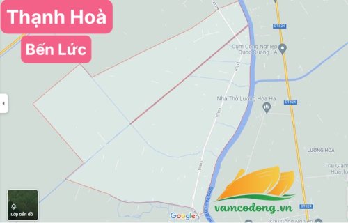 Bán đất xã Thạnh Hòa, huyện Bến Lức - Danh sách chi tiết 2023