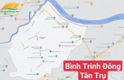 Bán đất xã Bình Trinh Đông, huyện Tân Trụ - Danh sách chi tiết 2023