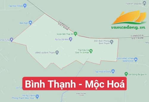 Bán đất xã Bình Thạnh, huyện Mộc Hóa - Danh sách chi tiết 2023