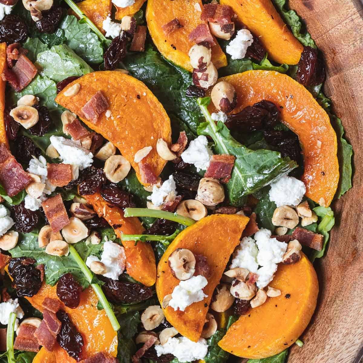 Kale Butternut Squash Salad