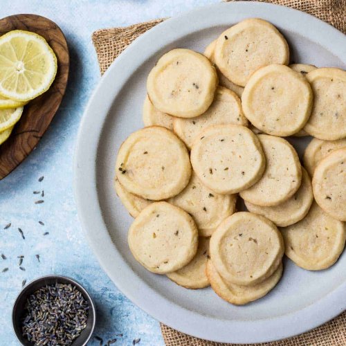 Easy Lemon Lavender Cookies