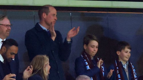 Prince William and Prince George Spend One-On-One Time At Soccer Match