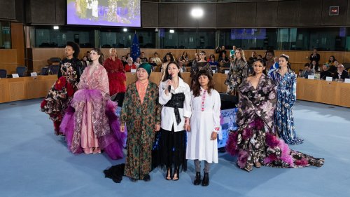 En images: un défilé de mode au Parlement européen pour promouvoir la mode éthique