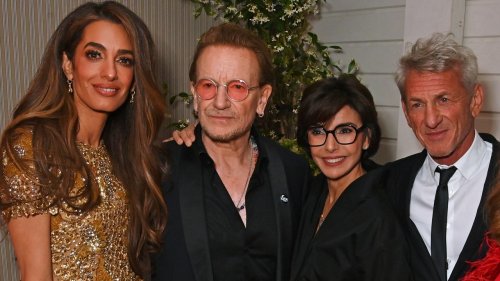 La grande soirée de Rachida Dati à Cannes, avec Bono, Amal Clooney et Sean Penn