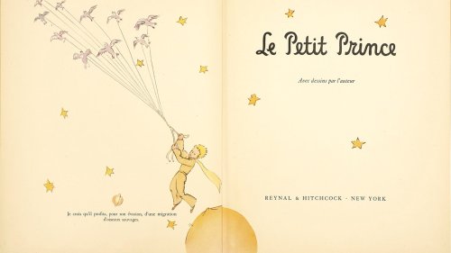 Le Petit Prince : le manuscrit sera exposé pour la première fois en France