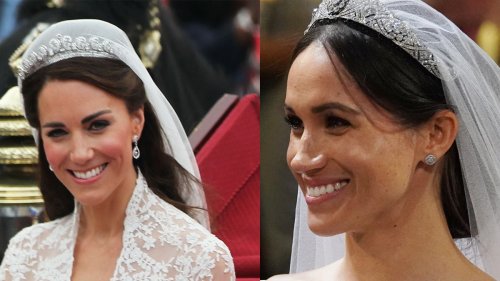 Kate e Meghan: i beauty look da sposa a confronto