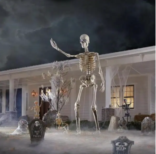 The Home Depot’s 12-Foot Skeleton Is Back and Spookier Than Ever