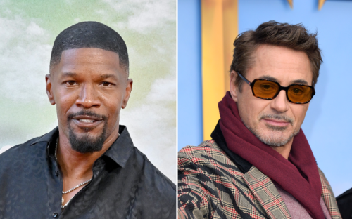 Jamie Foxx Says It’ll Be ‘Tough’ to Release His Shelved Comedy That Stars Robert Downey Jr. as a Mexican Man