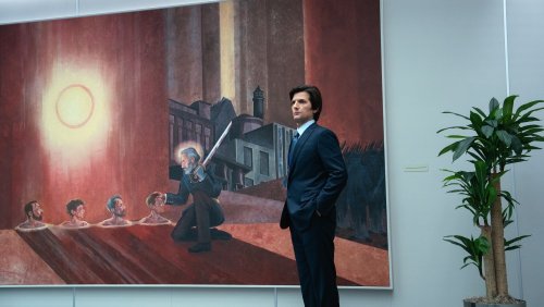 ‘Severance’ Art Explained: The Meaning Behind Lumon’s Kier Paintings, Break Room Posters and Ms. Huang’s Water Toy