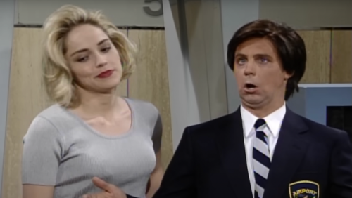 Dana Carvey Apologizes for Offensive ‘SNL’ Sketch That Made Sharon Stone ‘Take Her Clothes Off,’ but Stone Says ‘I Didn’t Care. I’m Fine Being the Butt of the Joke’