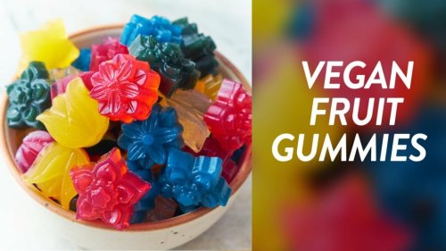 Vegan Fruit Gummies | STUPIDLY EASY 3 Ingredients Recipe