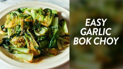Easy Garlic Bok Choy Recipe | DELICIOUS 5 Min, 5 Ingredients