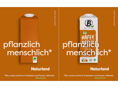 Berief Food ist Partner der Markenkampagne der Naturland Zeichen GmbH