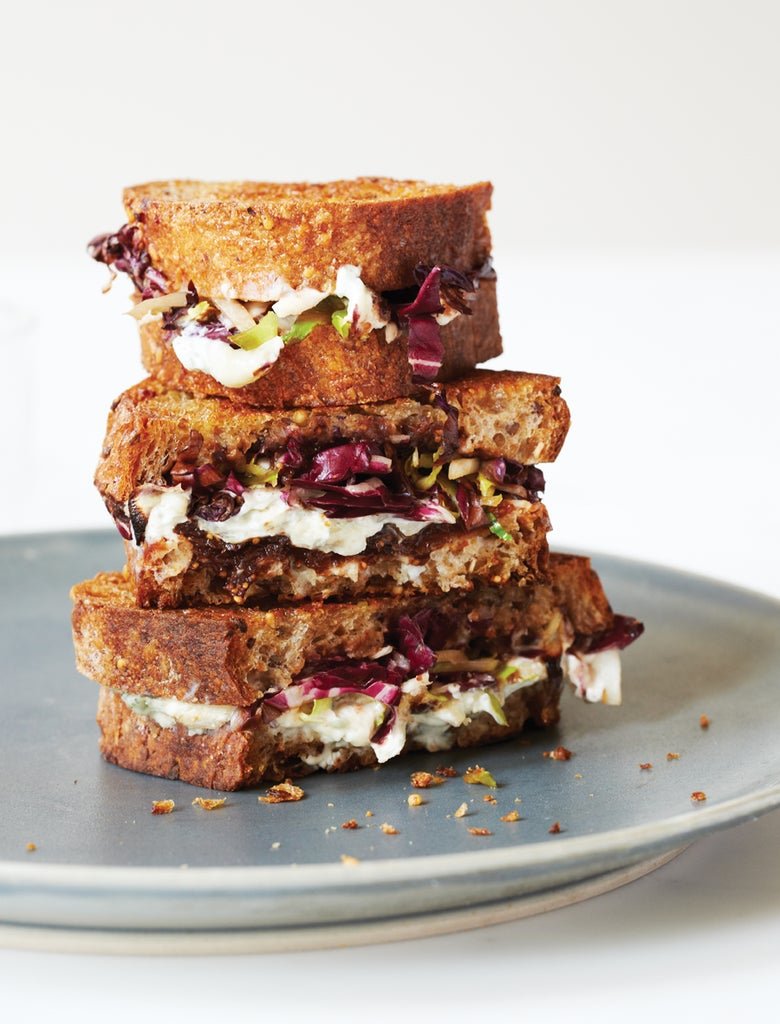 Blue Cheese, Radicchio, and Fig Sandwiches