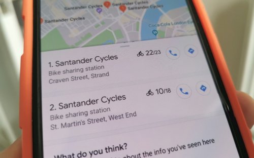 Google Maps now displays bike-sharing stations worldwide