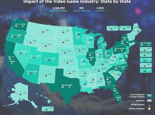 Where in the world are the game jobs?